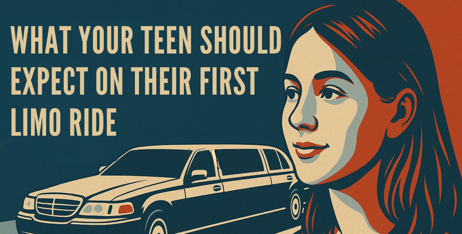 Header image for post on What Your Teen Should Expect on Their First Limo Ride